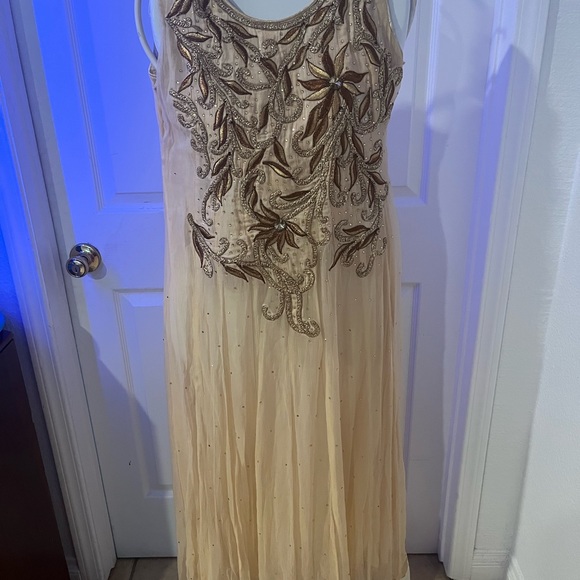 Arwia's by dk shalwar beige and gold color - Picture 7 of 8